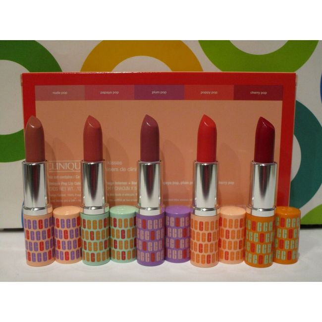 CLINIQUE ~ CLINIQUE KISSES 5 PC SET ~ BOXED / PLEASE READ FULL DETAILS