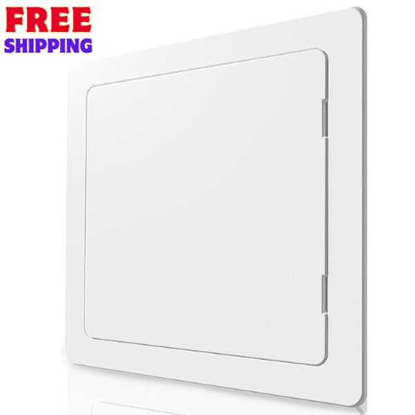 Access Panel for Drywall 10x10 inch Wall Hole Cover Access Door White Plastic