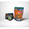 Orange tree mylar bags 3.5g smell proof packaging x25