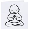 'Buddhist Monk' Blank Greeting Card (GC00005432)