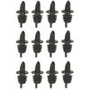 Tablecraft Free Flow Pourers, Black, 12-Pack