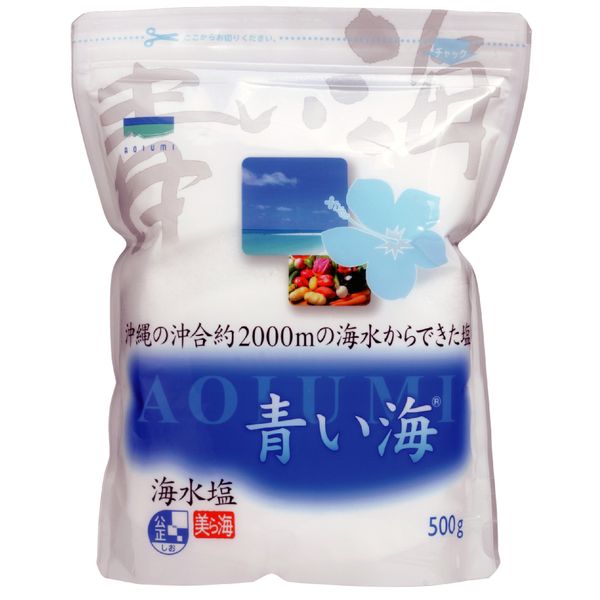 Okinawan Sea Salt Blue Sea, 17.6 oz (500 g)