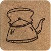 'Kettle' Square Cork Trivet/Pot Stand (TR00012815)