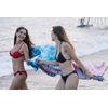 Tie Dye Beach Towel Turquoise Blue