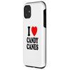 iPhone 11 I Heart (Love) Candy Canes Winter Peppermint Christmas Case