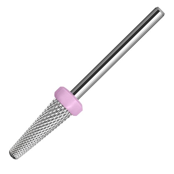 ERUIKA Tungsten Carbide Nail Drill Bits,3/32'' Efile Electric Cuticle Bits, Two Way Manicure Polishing Art Remove Acrylic Cuticle Safety Bits Pedicure Tools(Ball Top Cone Shape, 2XF)