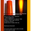 12" x 5 ft  ORANGEReflective Vinyl Adhesive Sign Hight Reflectivity Intersolar® 