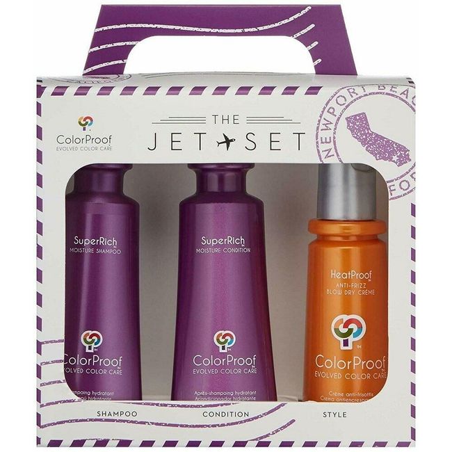 Colorproof The Jet Set Super Rich 3 Piece Travel Set