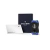 Colibri V-Cut Zigarrencutter Blau + Schwarze Gummibeschichtung