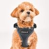 Puppia Authentic RiteFit Harness with Adjustable Neck, Medium, Purple