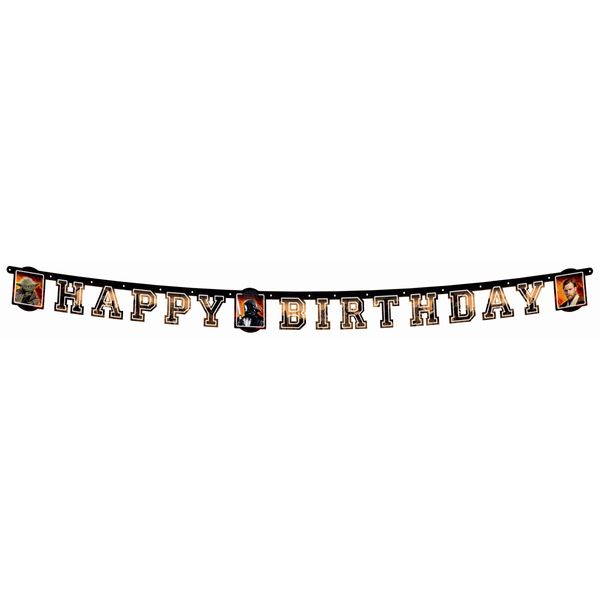 Garland Birthday Star Wars (1,80 Meter)