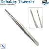 10 Pcs DeBakey Tweezers Microsurgery Vascular Atraumatic Tissue Dual Point TC