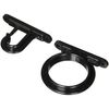 DU-BRO Fishing Rod Holders, Storage Rack for Boat, Garage, Truck or Cabin, Width 2 5/8”, Black