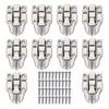 10PCS Metal Duckbilled Box Hasp Lock Toggle Latch Catch for Wooden Case Boxes Toolbox Silver