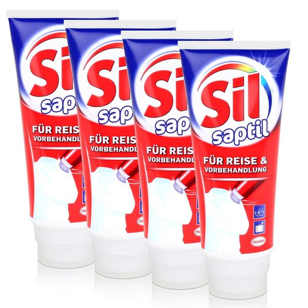 Sil saptil Universal Stain Remover 200 ml - Travel & Pre-Treatment (Pack of 4)