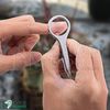 Magnifying Tweezers Splinter Forceps 3.5" With Magnifier First Aid Instrument