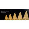 Noma 360 LED Christmas Tree Lights : Green Cable : Plug-in with Timer : Antique White