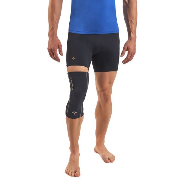 Tommie Copper Men's Performance Knee Sleeves 2.0, Medium, Black