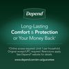 Depend Incontinence Guards for Men, Maximum, 52 Count