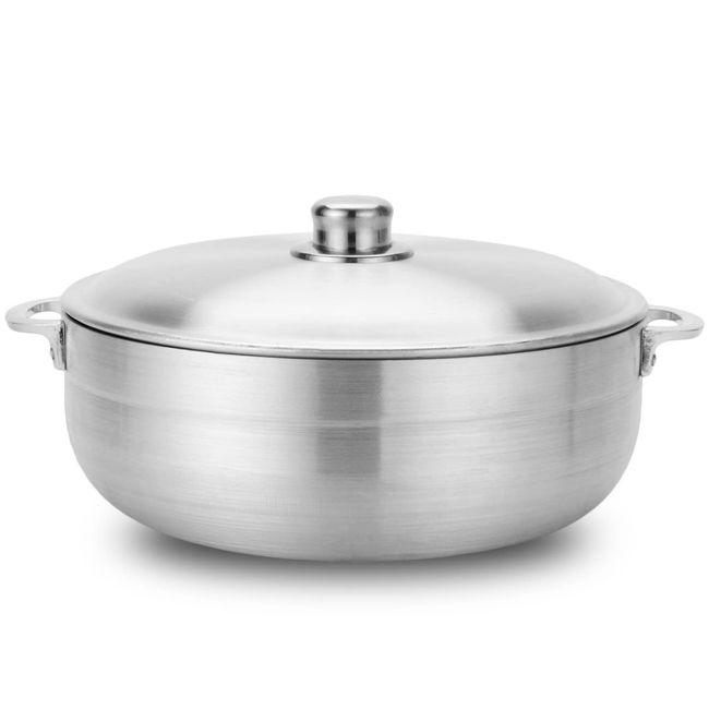 Aramco Alpine Gourmet Caldero, 13-Quart, Silver