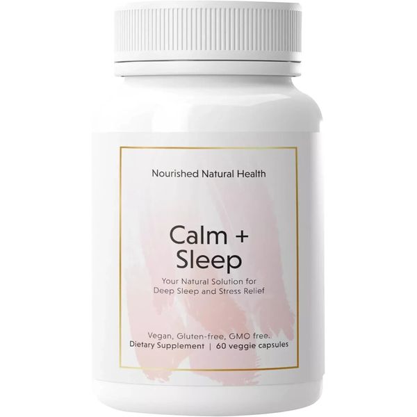 Nourished Natural - Calm + Sleep Capsules for Deep Rest & Relaxation