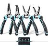 SHALL Snap Ring Pliers Set, 4PCS Heavy Duty 7 " Internal External Circlip Pliers