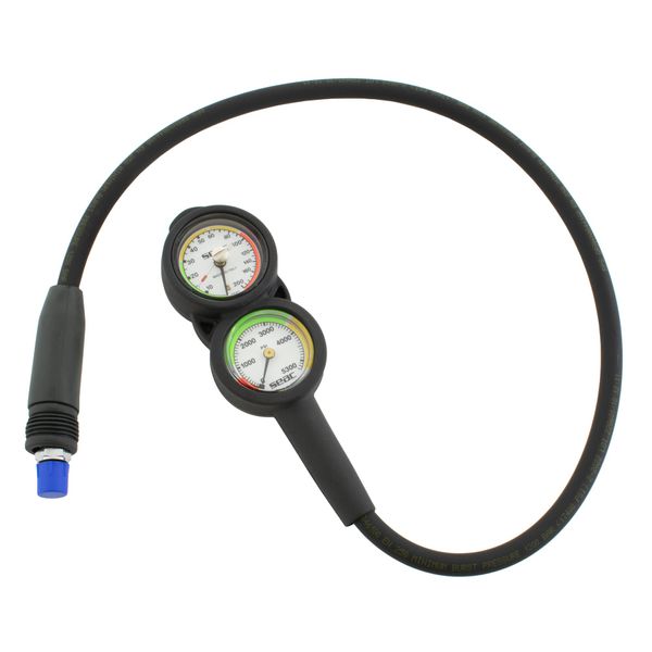 SEAC Console 2 Console 2 Spg and Depth Gauge Black PSI/ft