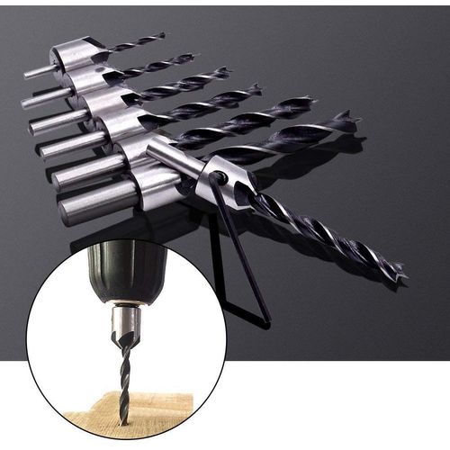 ZOYUBS Countersunk Drill Bit 7 Piece Chamfering Cutter Countersunk Drill Countersunk Drill Bit Countersunk Drill Bit Countersink Hole Counterbore Drill Wood Drill Set for Woodworking Set Punching