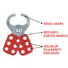 Master Lock 420 Lockout Hasp for 6 Safety Padlocks for Electrical Lockout