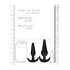 Shots - Sono - No. 80-4-Piece Butt Plug Set - Black