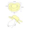 LittleForBig Generation 1 Pacifier Yellow