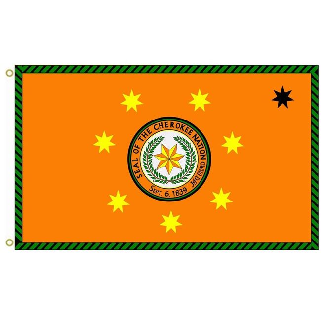 Cherokee Nation Flag 3x5ft Outdoor Flag