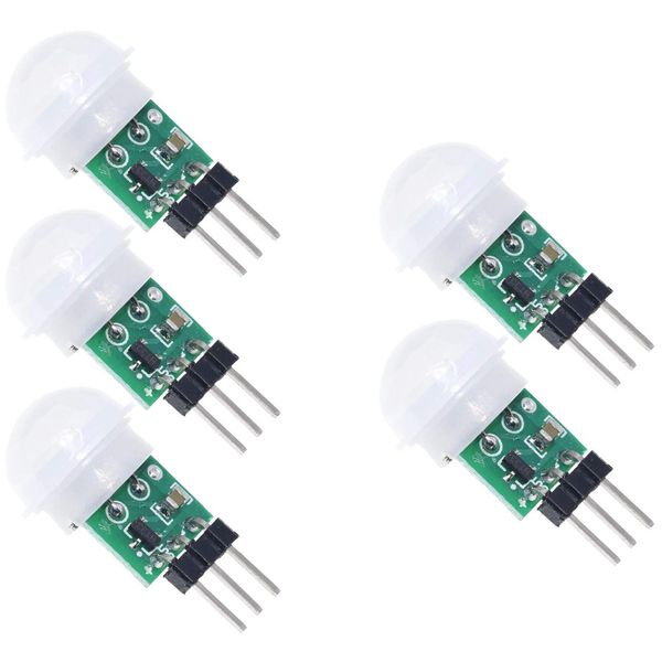 5pcs Am312-Sensor Pyroelectric Automatic Detector Motion Mini Infrared IR AM312