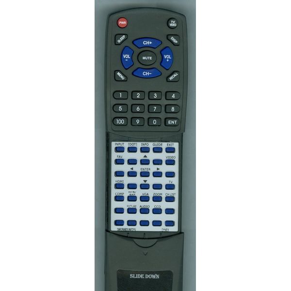 Replacement Remote Control for DYNEX DXRC02A12, DX40L261A12, DX32E250A12