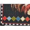 KITCHEN PRINTED ACCENT RUG (nonskid back) (17" x 28") ROOSTER ON BLACK, EE