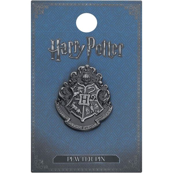 Harry Potter Hogwarts School Crest Pewter Lapel Pin