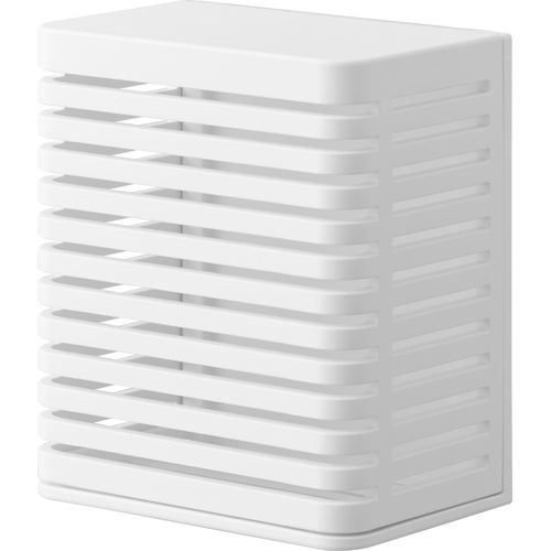 Yamazaki 3665 Gypsum Board Tweezers and Wood Screws Included, Deodorizer Case, Small, White, Approx. W 3.3 x D 2.2 x H 3.8 inches (8.5 x 5.5 x 9.7 cm), Tower Tower Mount with Gypsum Pins, Toilet,