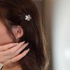 4EVER 6 PCS Mini Hair Claw Clips Great for Design Kids and Adult Hairstyles Decor Buns, Strong Grip Multifunction Clamp Clips,No-Slip Jaw Clips,Shiny Popular High Ponytail Hair Clip,Alloy Material