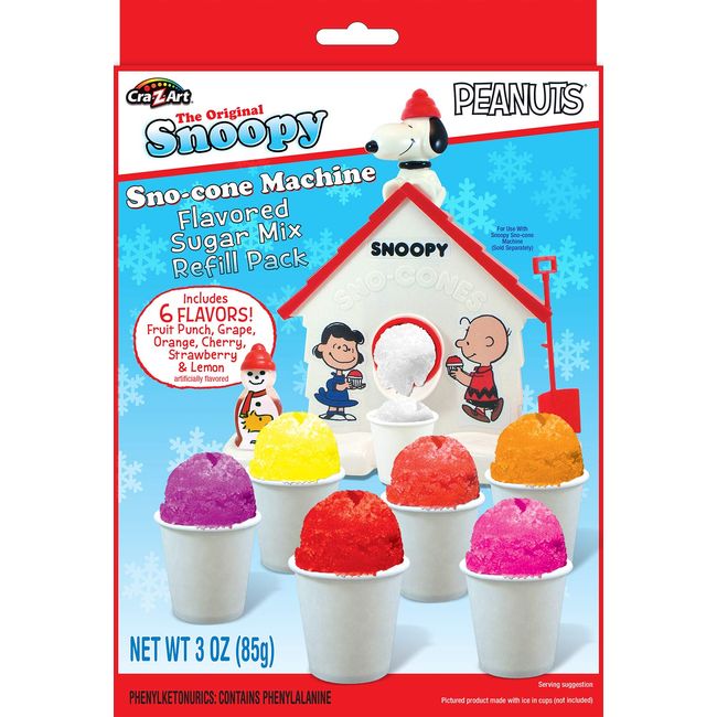 Snoopy Snow Cone Maker Refill 3 oz