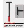 Door Hinge Adjustment Tool Kit, 4-in-1 Hinge Gap Adjusting Wrench for Cabinet