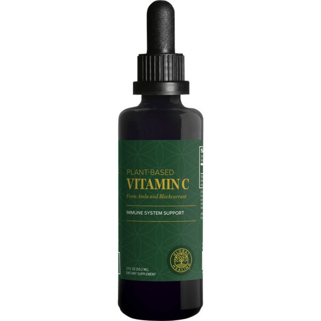 Global Healing Vitamin C 180mg For Immune System Boost - 2 Fl Oz