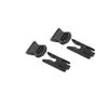 Bifrost Gear 19mm Swivel Goggle Strap Adapters for Tactical Helmets (Black)