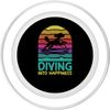 Diving Into Happiness Dock Diving PopSockets PopGrip for MagSafe