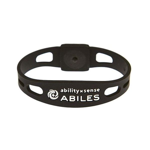 ABILES PLUS 440336 Bracelet/Anklet, Black, LL 7.9 inches (20 cm)