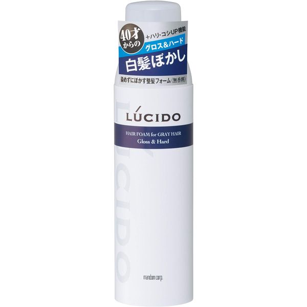 Lucido Gloss & Hard Hair Straightening Foam for Gray Hair, 6.3 oz (185 g) x 11 Packs