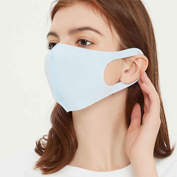 VAPE STEEZ Washable Mask, 20 Pieces, Unisex, Regular Size, 3D, Polyester, Virus Protection, Pollen Fever Mask (Blue/Blue)