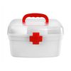Cello Medico First Aid Box Plastic, Rectangular Medicine Box, Medical Box, Multi Purpose Box, Multi Utility Storage with Handle, White