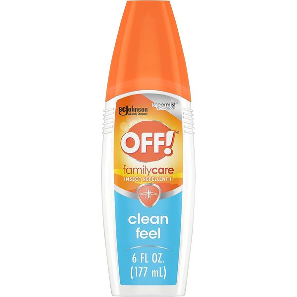 OFF! FamilyCare Clean Feel Insect & Mosquito Spritz, Bug Spray 6 oz