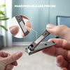 BEZOX Sturdy Comfortable Nail Clipper Set – Stainless Steel Ergonomic Ultra Sharp Nail File Cutter Fit for Seniors, Adult, and Kids, Fingernail and Toenail