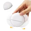 Opret Pill Case, Medicine Case, Portable Supplement, Medicine Holder, Small Items, Thin, Gum Case, Stainless Steel, Stylish, White